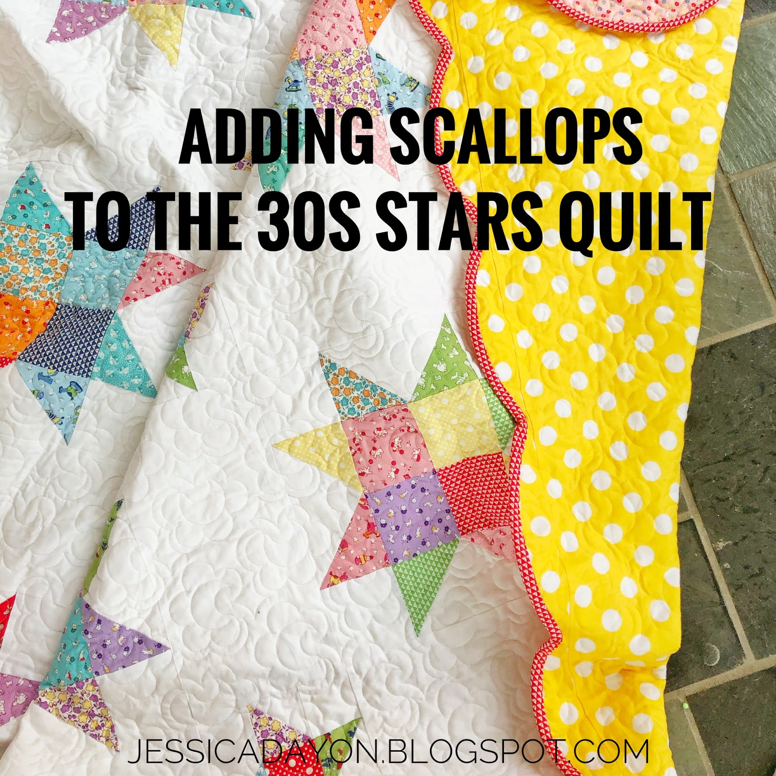 Quiltscapes.: Tutorial ~ How to Bind a Scalloped Edge