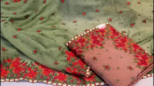 মেয়েদের ঈদের শাড়ি ডিজাইন - বেনারসি কাতান শাড়ির ছবি ২০২৪ - সফট কাতান শাড়ির পিক -  suti print saree picture - insightflowblog.com - Image no 14