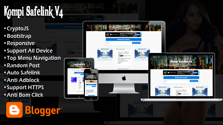 Kompi Safelink v 4 Responsive Blogger Template 