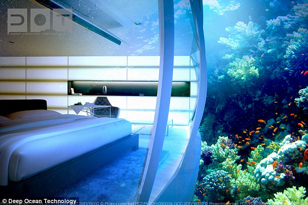 صور دبي تخطط لأكبر فندق تحت الماء
