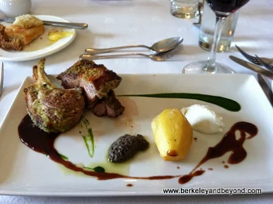 rack of Cooley lamb at Ghan House in Carlingford, Ireland