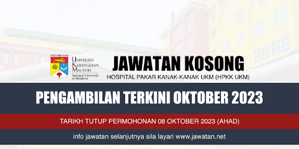 Jawatan Kosong HPKK UKM 2023