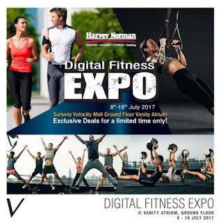 Harvey Norman Malaysia Digital Fitness Expo at Vanity Atrium of Sunway Velocity Mall (8 July - 16 July 2017)