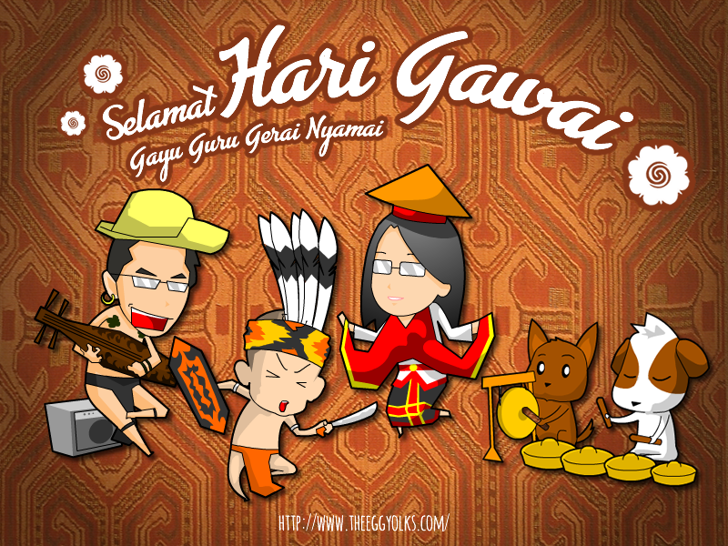 THEEGGYOLKS   Selamat Hari Gawai  2022