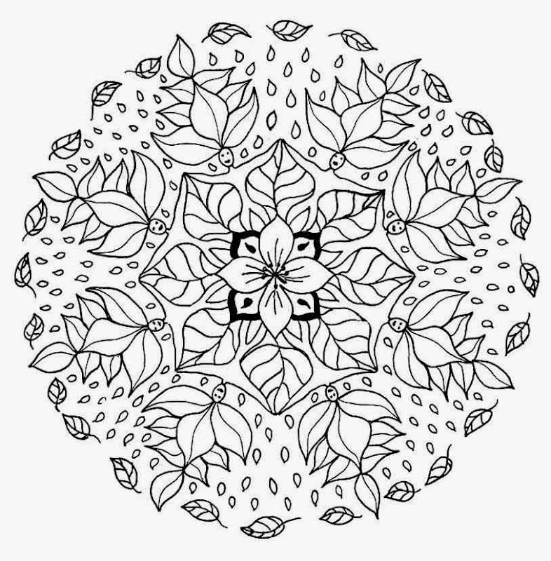 Download Big Mandalas Coloring Pages Flowers desktop wallpaper (786 x 800 ) - Flower Wallpaper