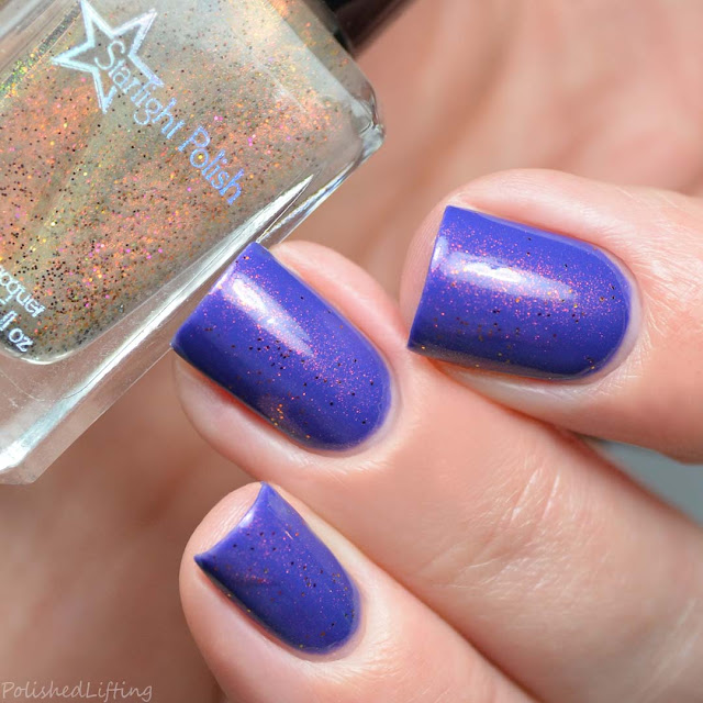 shimmer nail polish topper