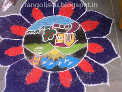 creative rangolis for kids