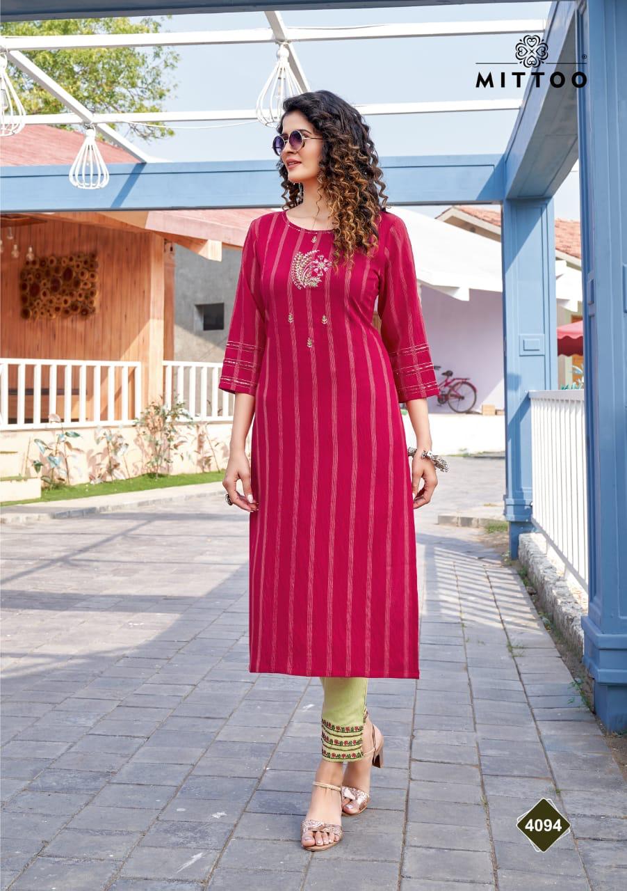 Buy Riara Women's Art Silk Kurti with Pant Regular Straight Suit Polka Dot  Pattern Kurta Set for Ladies (Small, Black) Online at Best Prices in India  - JioMart.