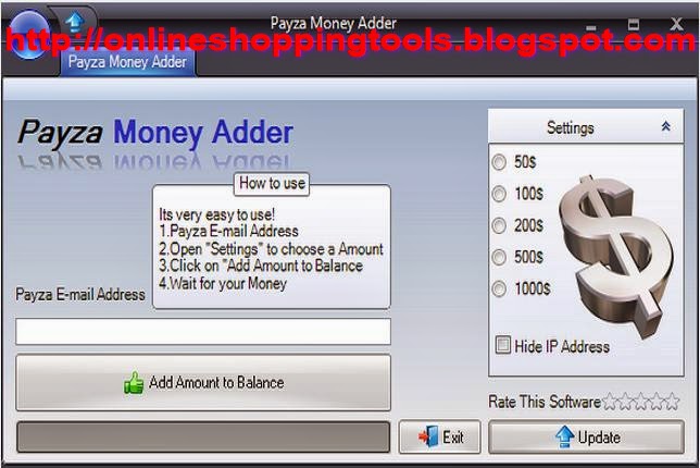 Payza Money Adder 2014