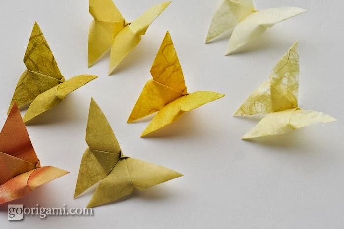 TIPS AGUNG NUGRAHA Cara Membuat  Origami  Kupu  Kupu 