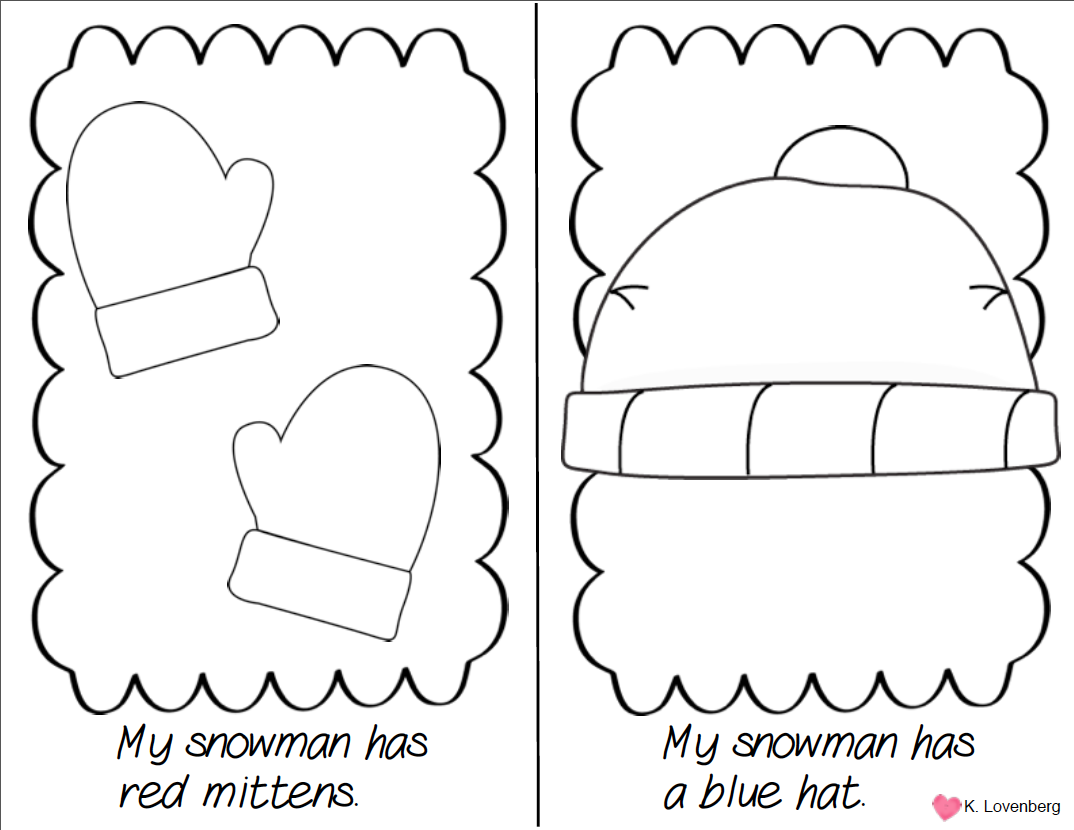 Happy Little Kindergarten Chillin' Winter Math and