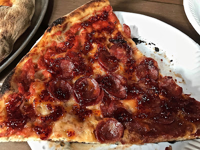 Sonny's Pizza, pepperoni hot honey