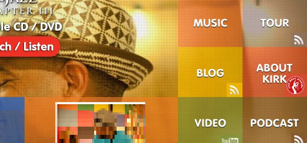 Kirk Whalum Web Design