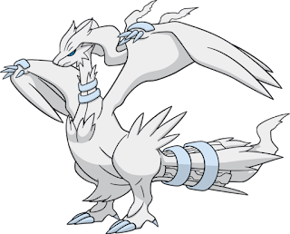 Pokémon lendário branco com olhos azuis · Creative Fabrica