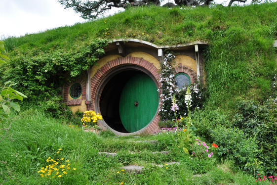 90 Foto Desain Rumah Hobbit Terlihat Keren 