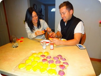 making cookies