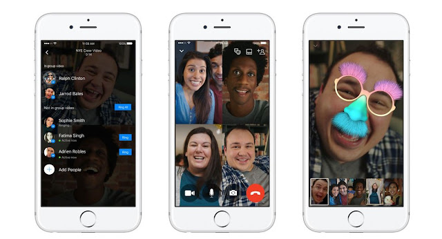 تحديث جديد لتطبيق فيس بوك مسنجر Facebook Messenger يضيف خاصية محادثات الفيديو كول الجماعيه