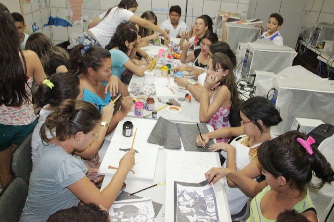 Alunos da Escola Sebastião Gomes de Oliveira desenvolvem projetos do programa “Mais Cultura nas Escolas”