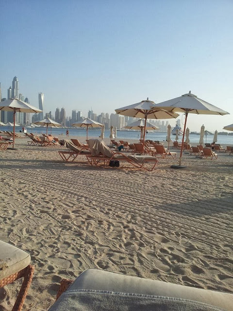 View of Dubai from the Fairmont Hotel 