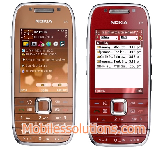 Nokia e75 software update free download