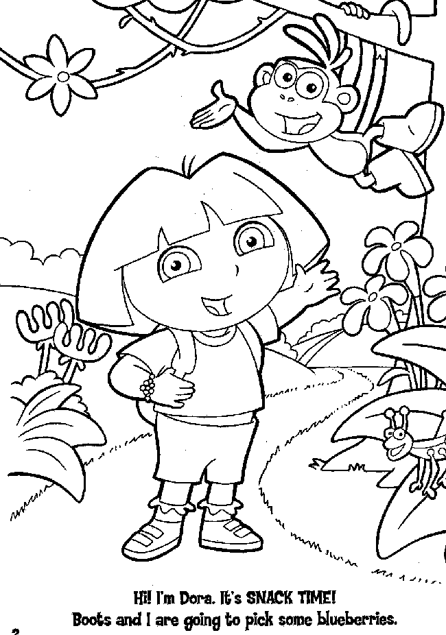 Cartoon Characters Coloring Pages