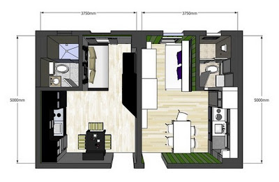 apartamento pequeño diseño