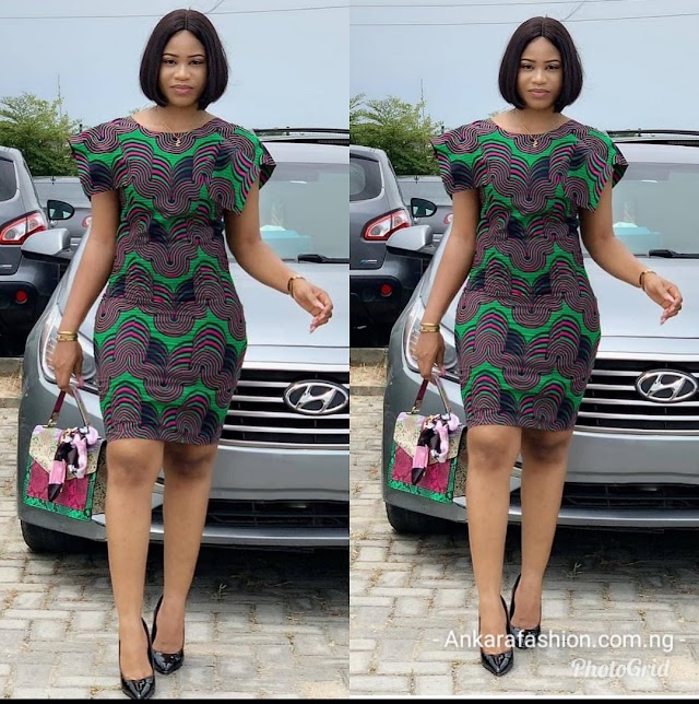 Latest Ankara Short Gown Styles 2021 For Cute Ladies