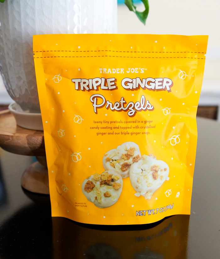 Trader Joe's Triple Ginger Pretzels package