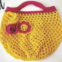 Bolso de mano a Crochet