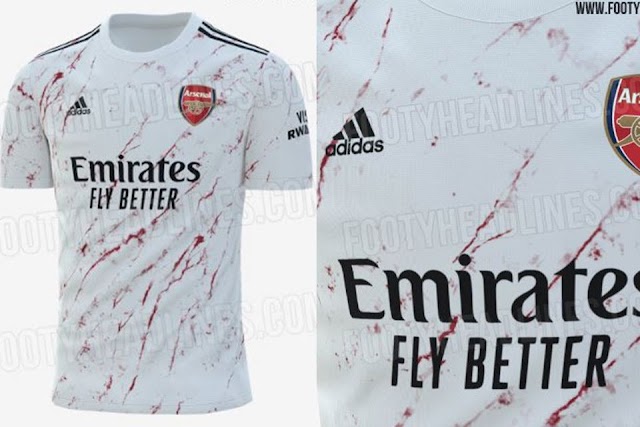 Leaked: Arsenal's New 2020-21 Away Kit, fans are reportedly unimpressed with the design