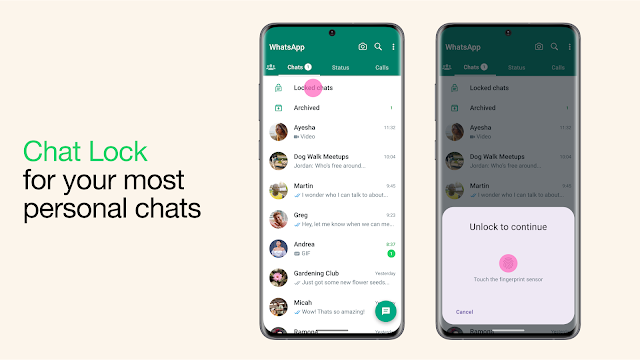 WhatsApp Chat Lock New Feature