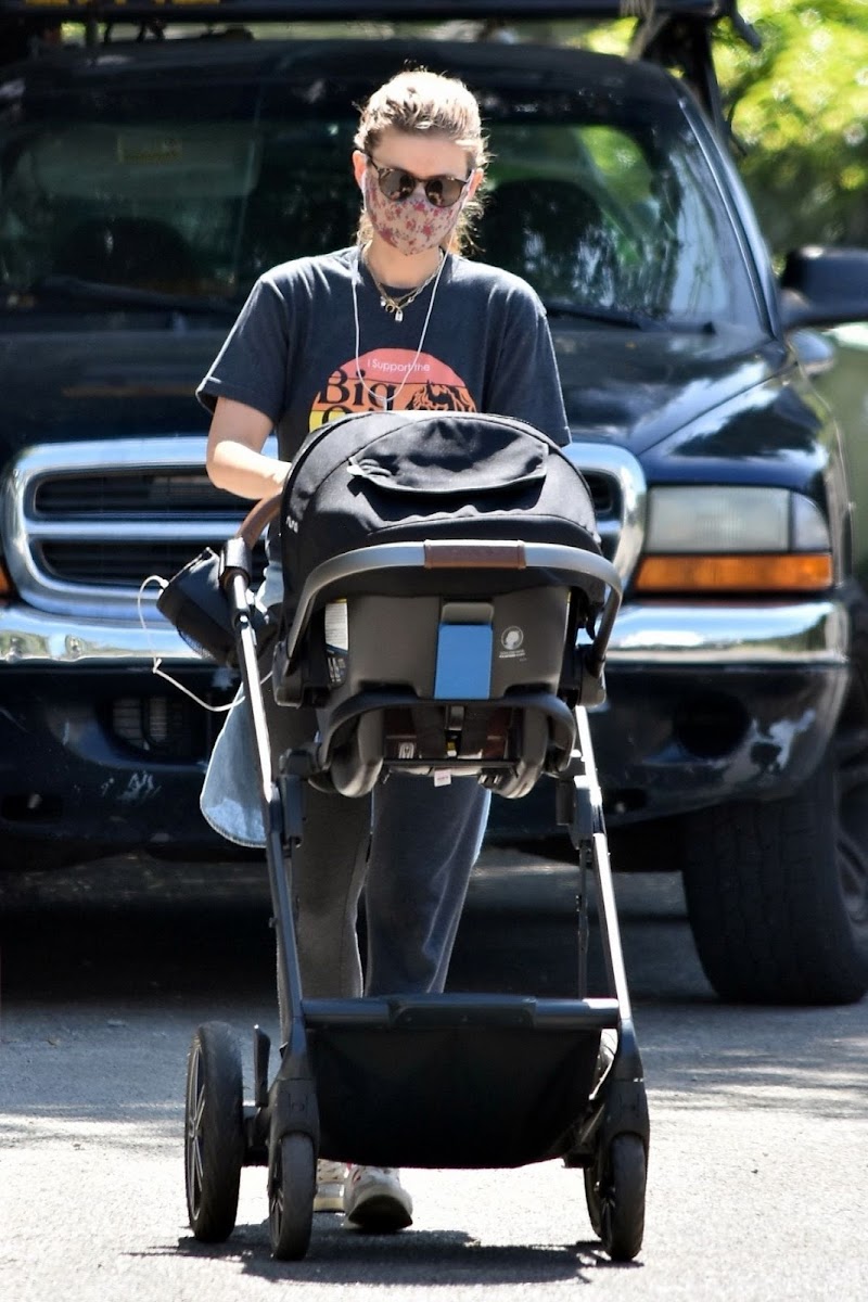 Kate Mara Outside in Los Feliz 9 Jul -2020