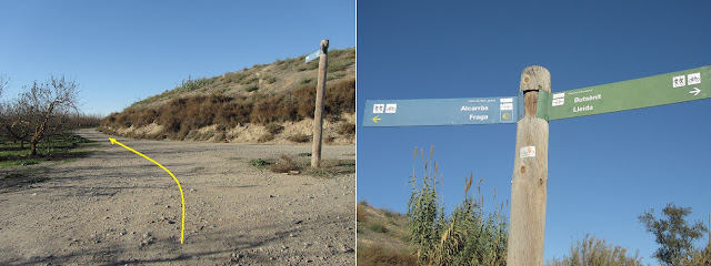 Camí de Sant Jaume de Compostela, etapa Lleida a Fraga; Camí de Graninella entre Butsènit i Alcarràs (Lleida)