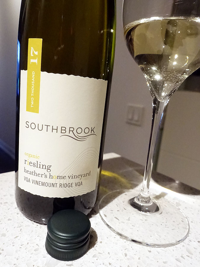 Southbrook Heather's Home Vineyard Organic Riesling 2017 (91 pts)