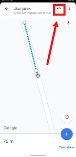 Cara Mengukur Jarak Garis Lurus di Google Maps Android