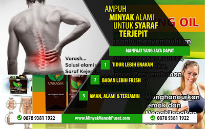 Obat HNP alami minyak varash