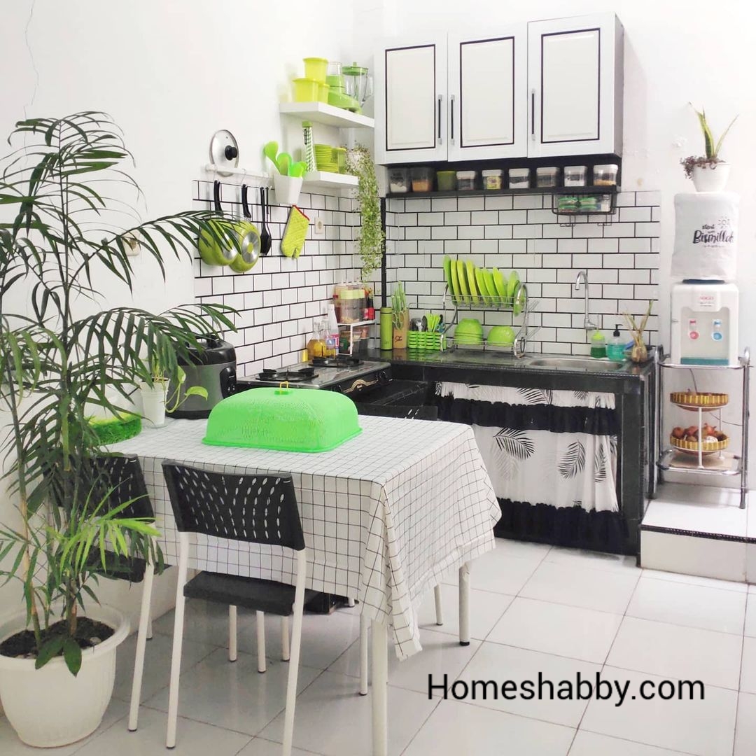 Desain Dapur Dan Ruang Makan Sempit Sederhana Khusus Rumah Type 36 Homeshabbycom Design Home Plans
