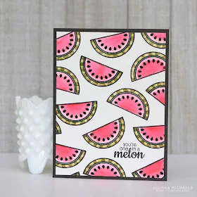 Sunny Studio Stamps: Fresh & Fruity Watermelon card by Juliana Michaels.