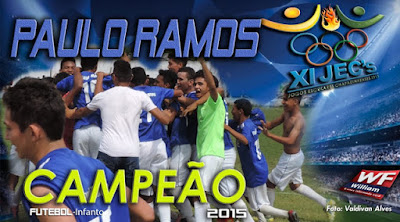 JEC'S 2015 - Paulo Ramos é campeão no futebol, após vencer Raimundo Araújo nos pênaltis