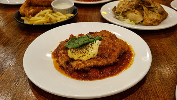 chicken parmesan (parmigiana)