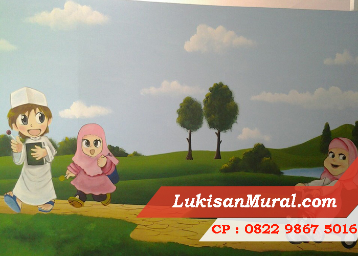 Lukisan Dinding Tk Islam Model Rumah Minimalis 2020