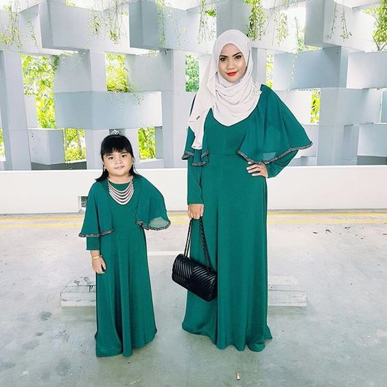 20 Desain Model  Baju  Muslim Anak Perempuan  Terbaru 2021