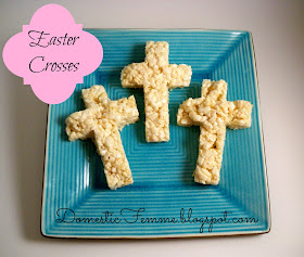 Rice Krispies Easter Crosses #Krispie #Crispie #Crispies #Cookie #Cutter #Cutters #Treats #Cross #Religious #Holiday #Holidays #Christmas #Baptism #Confirmation