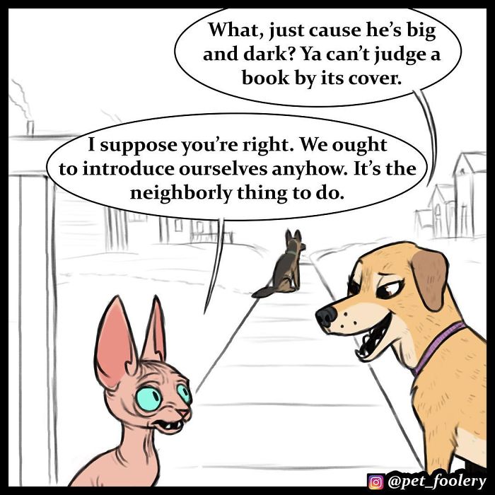 Adorable Comics About Pixie, The Kitten, And Brutus, The Dog