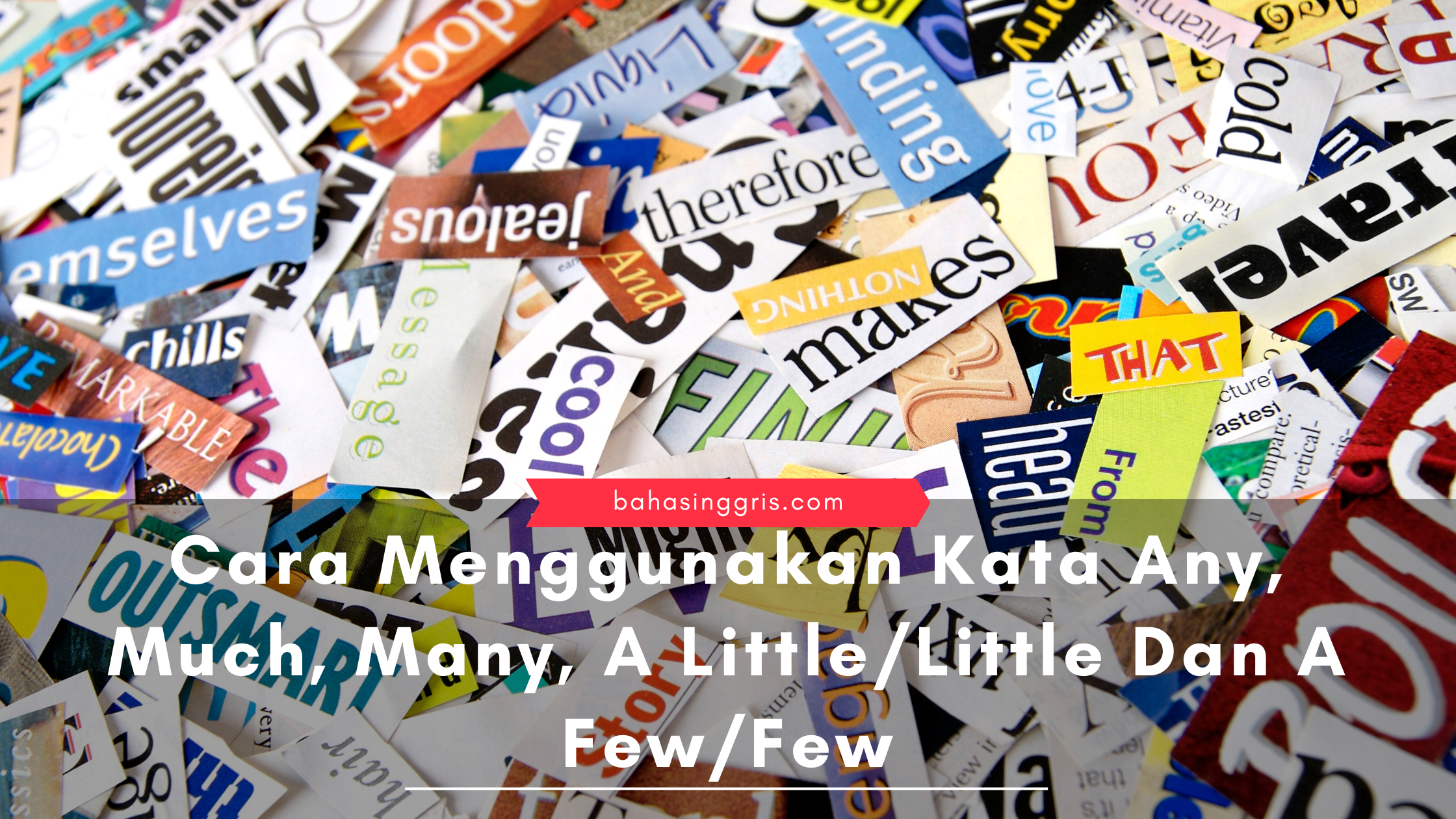Cara Menggunakan Kata Any, Much, Many, A Little/Little Dan A Few/Few