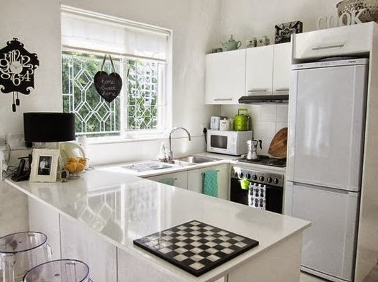  Interior dapur minimalis kecil dengan tema dekorasi yang bagus