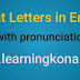 Words with Silent Letters From A - Z (with pronunciation )