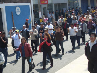 20 DE HERIDOS DEJA PARO EN TACNA CONTRA SOUTHERN, ALGUNOS CON PERDIGONES