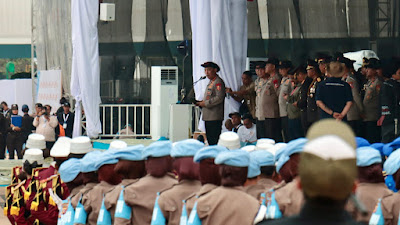 5.888 Personel Gabungan Amankan HUT Bhayangkara ke-79 di Monas, Presiden Prabowo Dijadwalkan Hadir
