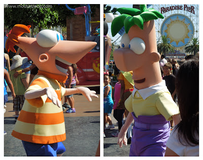 Phineas Ferb Danc Party Disney California Adventure costumes